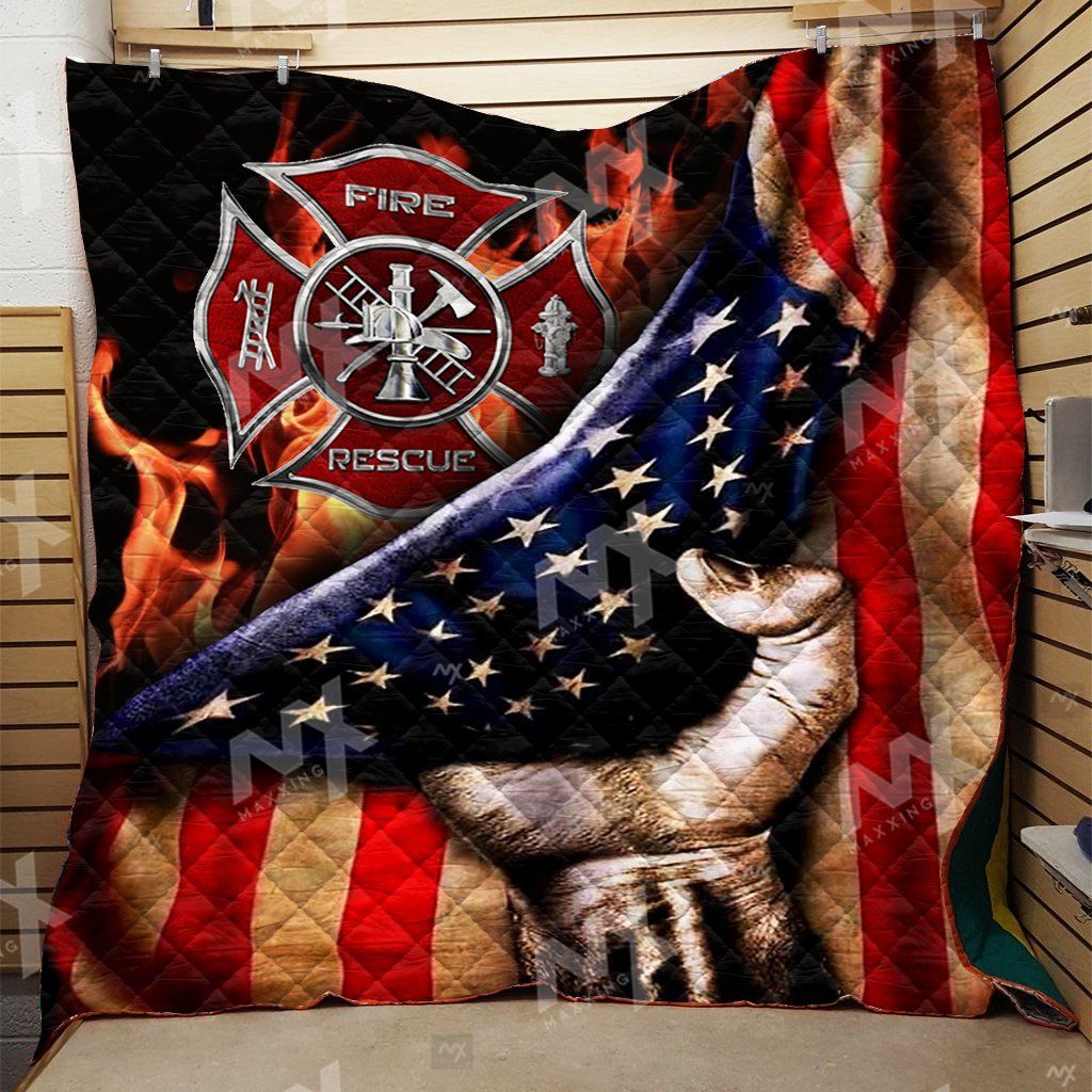 Firefighter Quilt Blanket DHC0910593VT