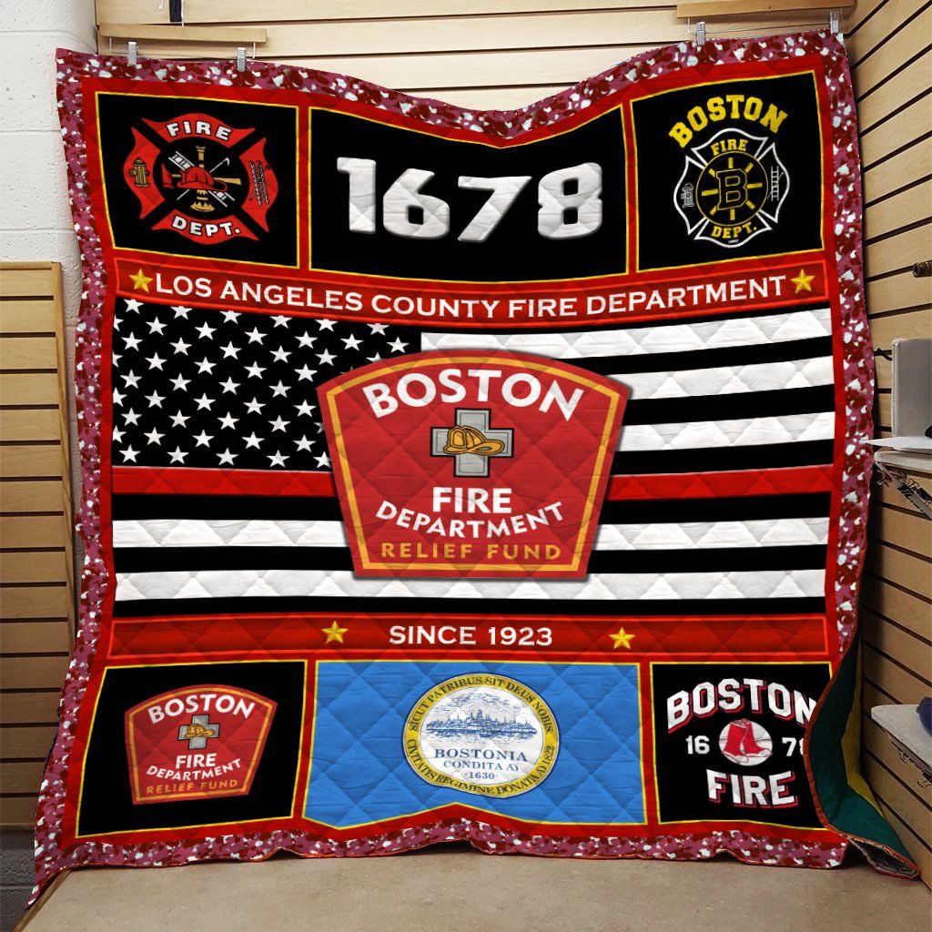 Firefighter Quilt Blanket DHC091068VT