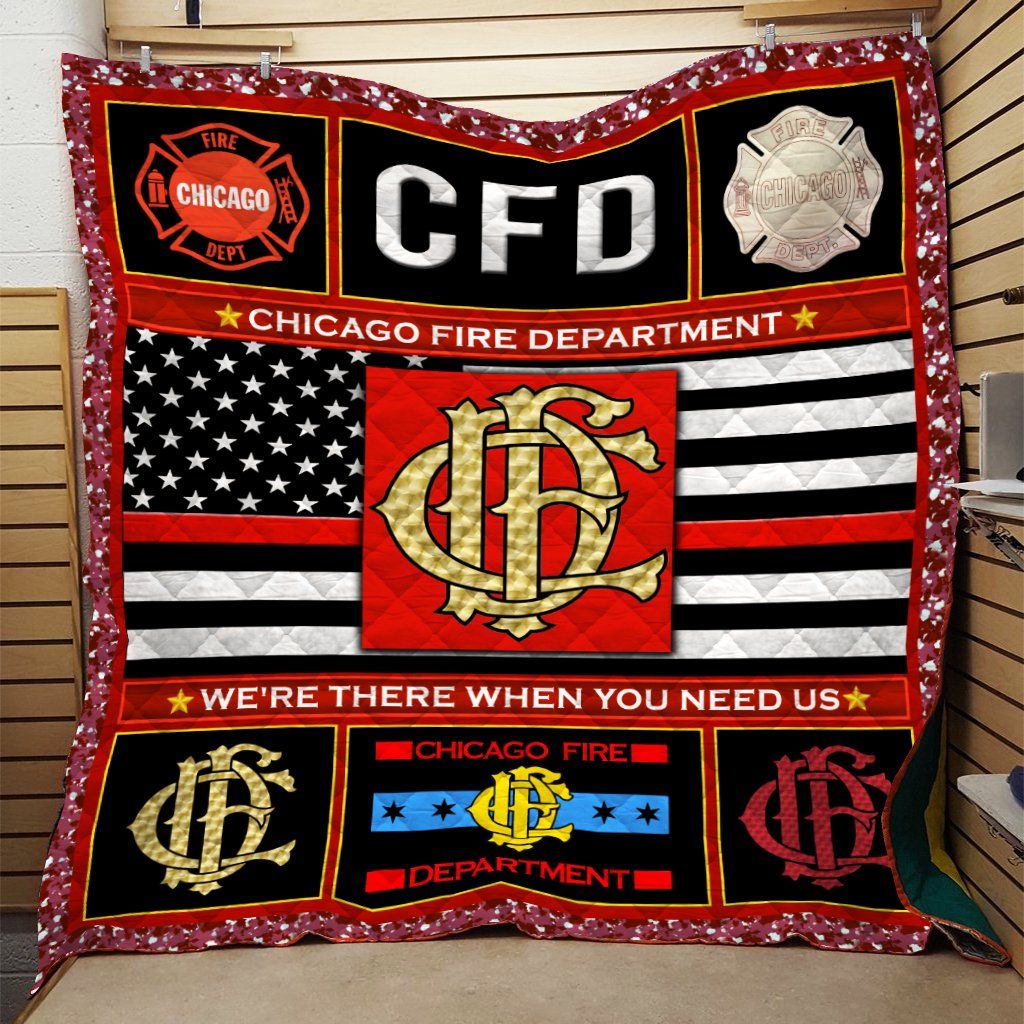 Firefighter Quilt Blanket DHC091078VT