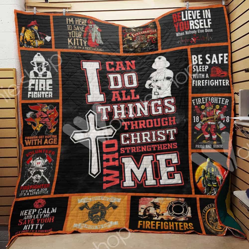 Firefighter Quilt Blanket DHC11021069TD