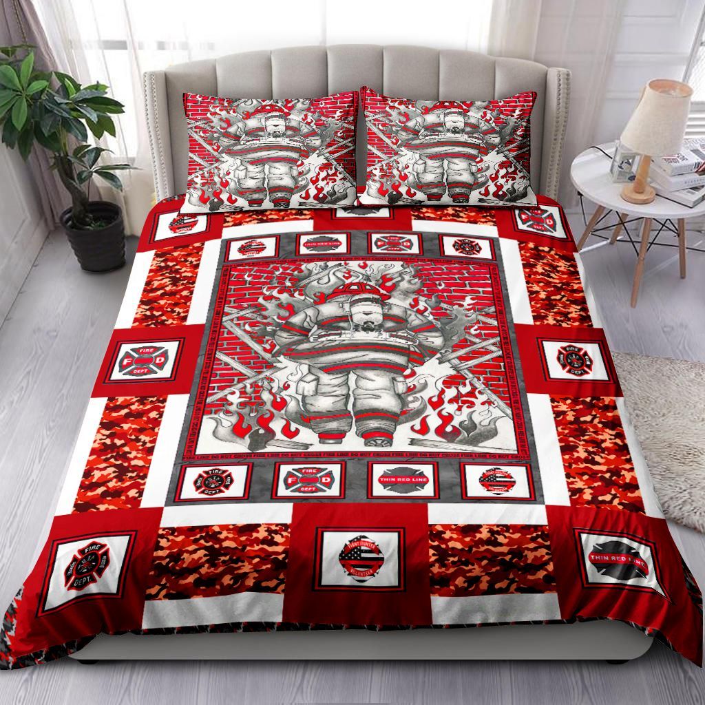 Firefighter Rescure Bedding Set
