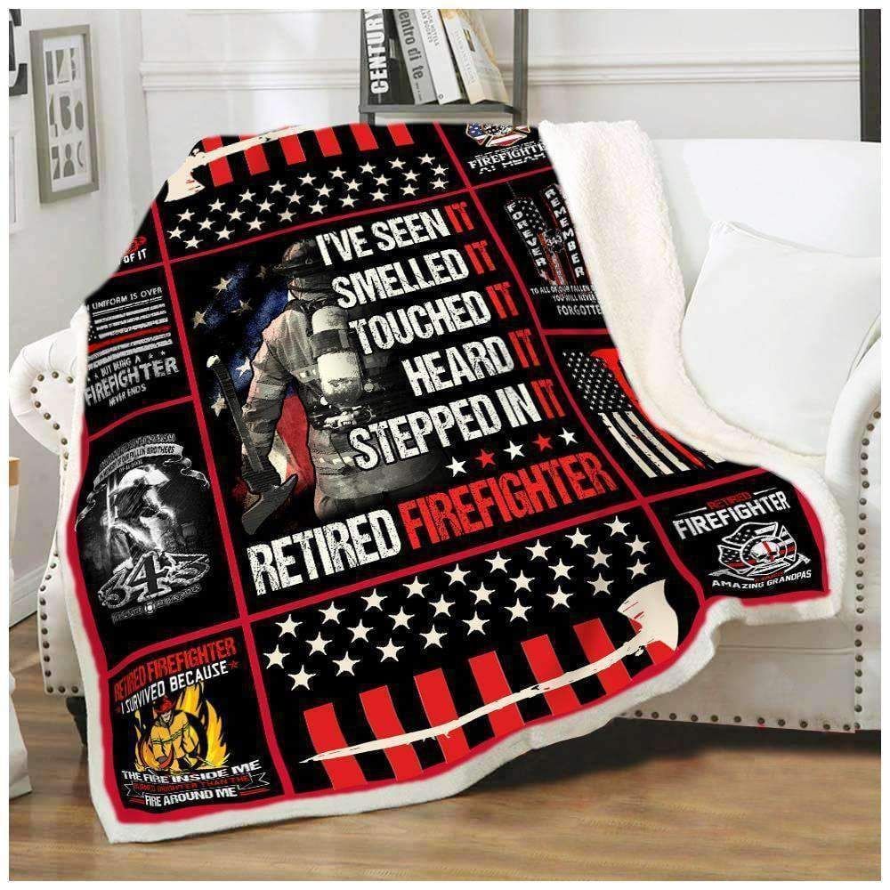 Firefighter – Retired Firefighter Fleece Blanket