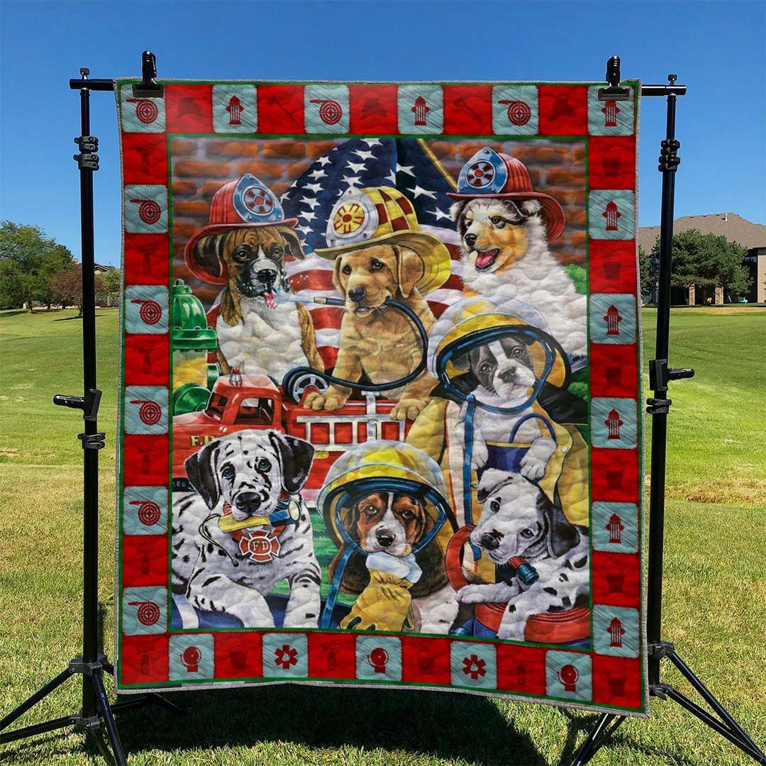 Firefighter TD2709378 Quilt Blanket