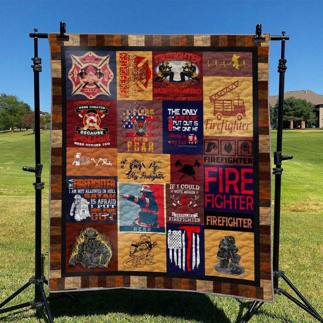 Firefighter TD2809491 Quilt Blanket