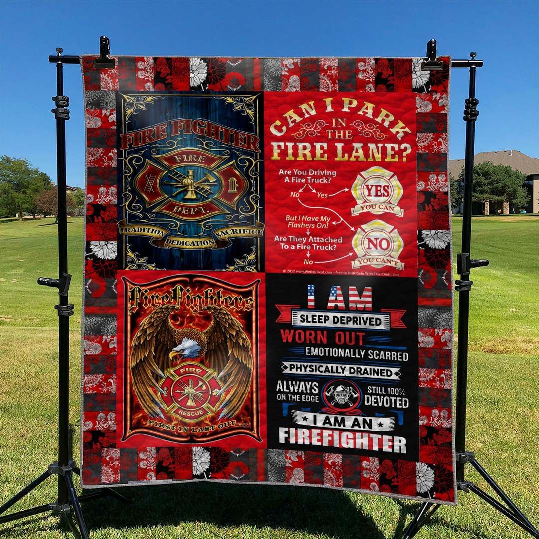 Firefighter TD2809492 Quilt Blanket