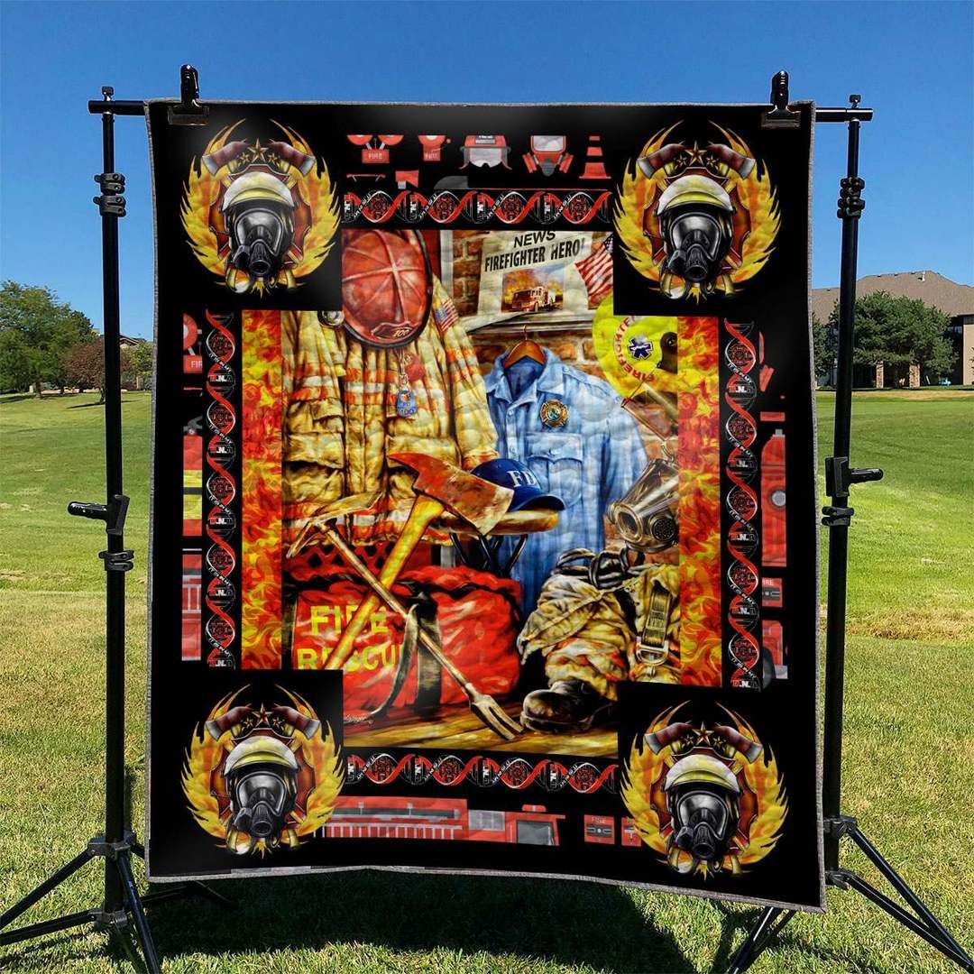 Firefighter TD2809493 Quilt Blanket