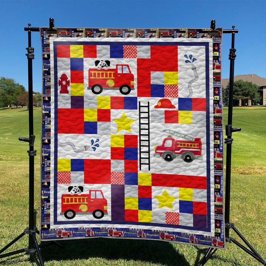 Firefighter TD2809495 Quilt Blanket