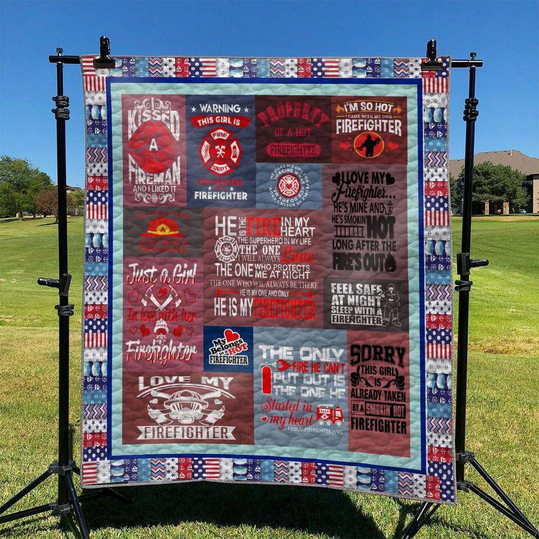 Firefighter TD2809502 Quilt Blanket