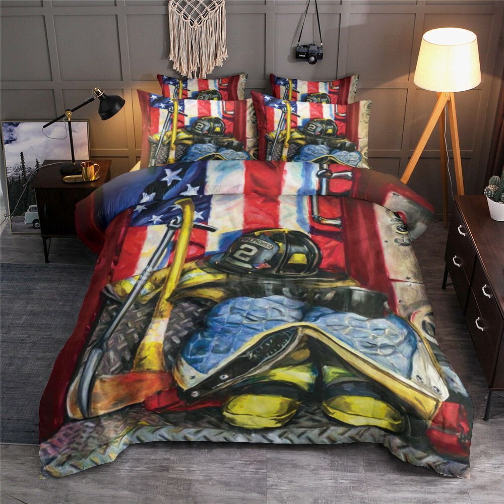 Firefighter Bedding Set