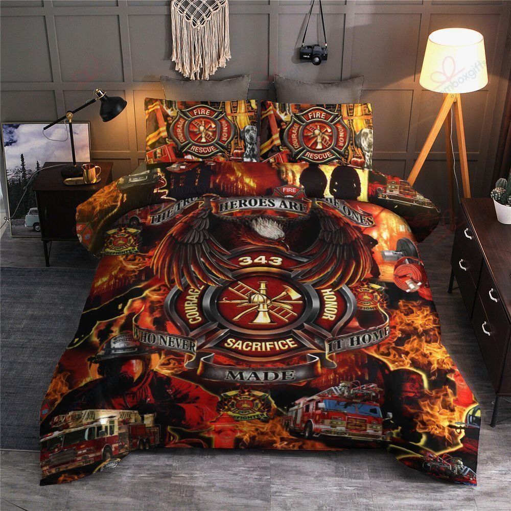 Firefighter Bedding Set