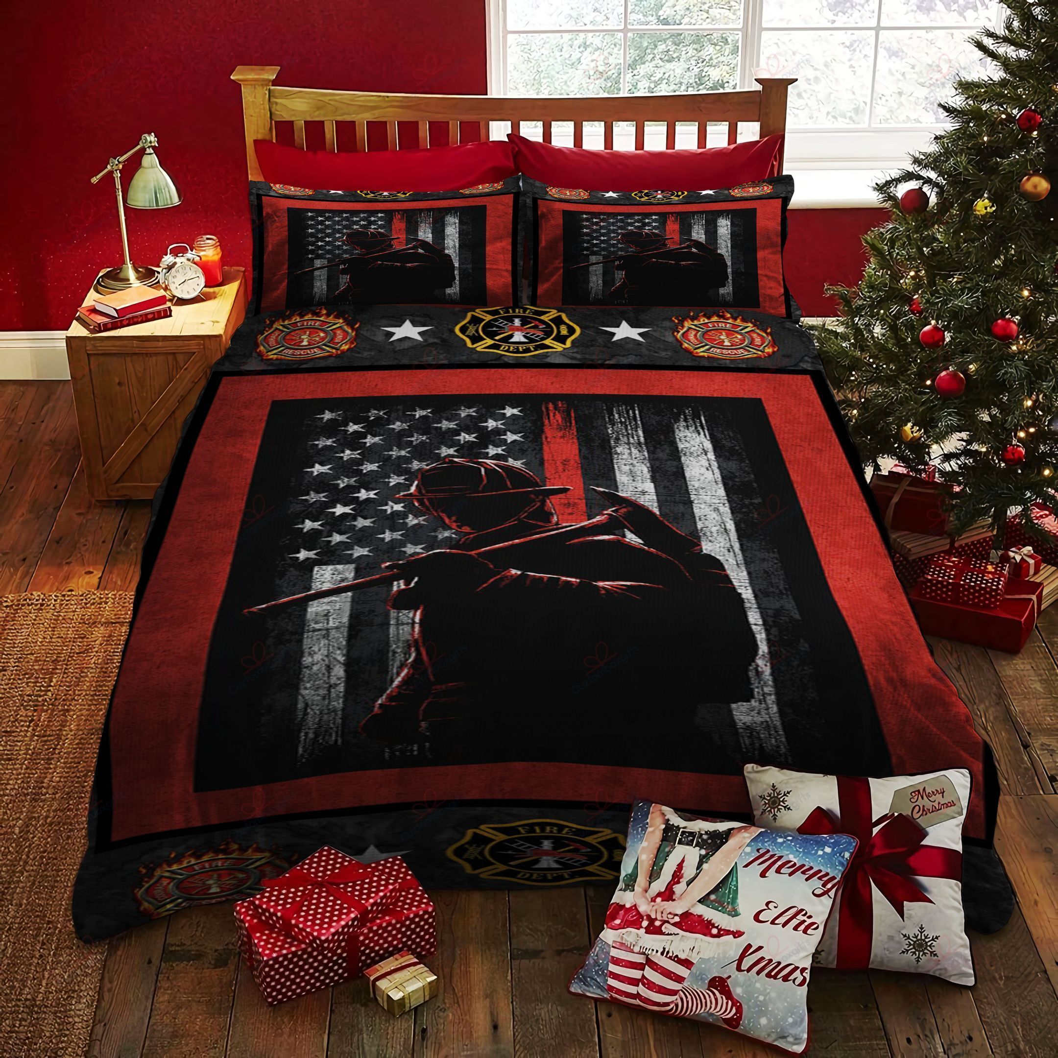 Firefighter Bedding Set