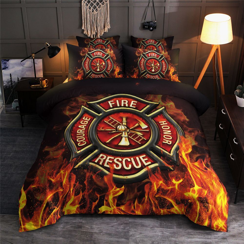 Firefighter Bedding Set