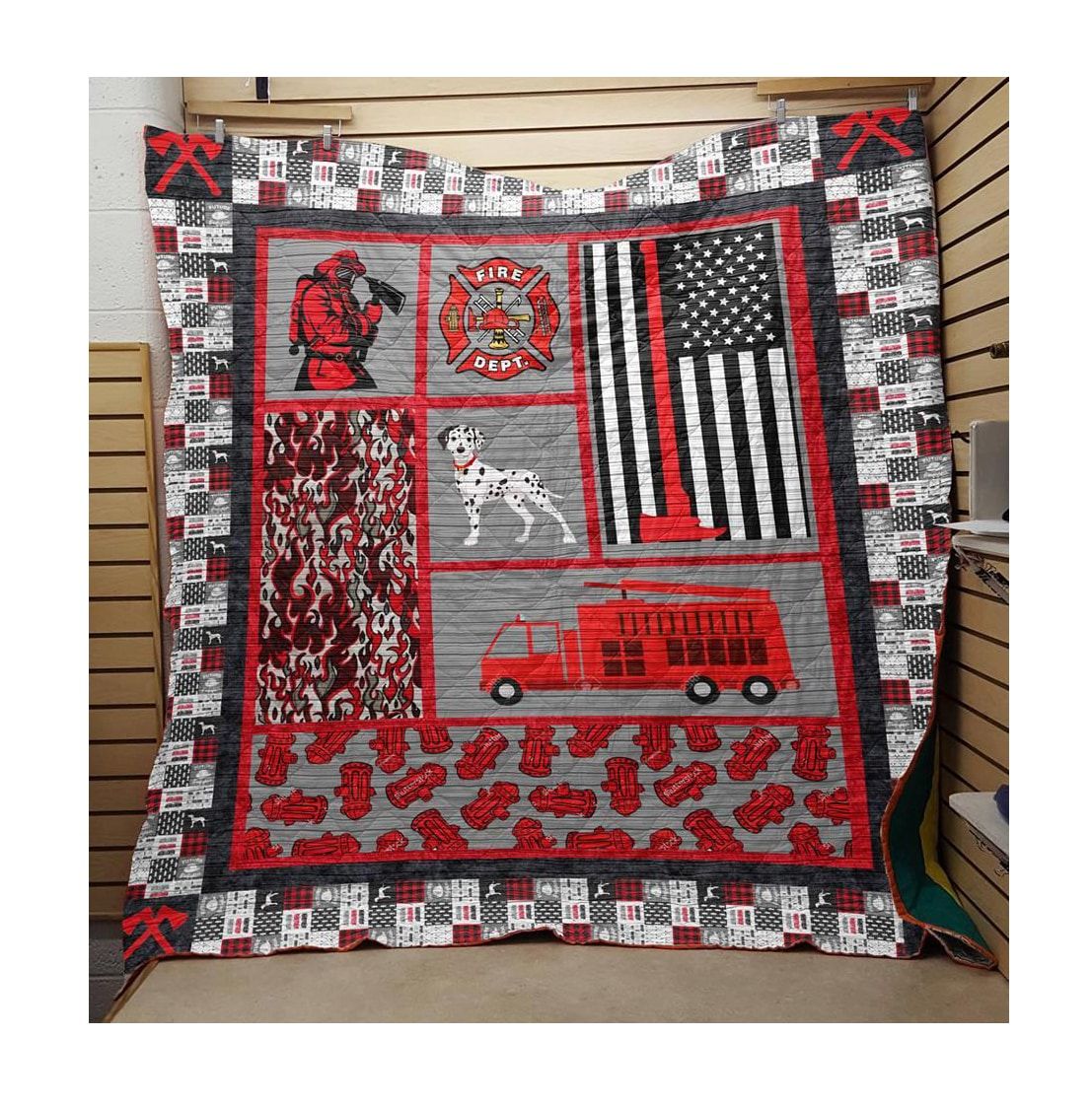 Firefighter We Need You Quilt Blanket DHC0201201043TD