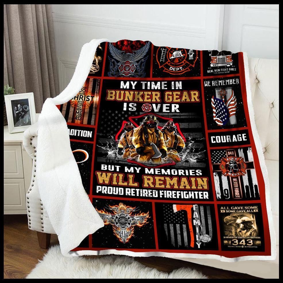 Firefighter – Will Remain Fleece Blanket