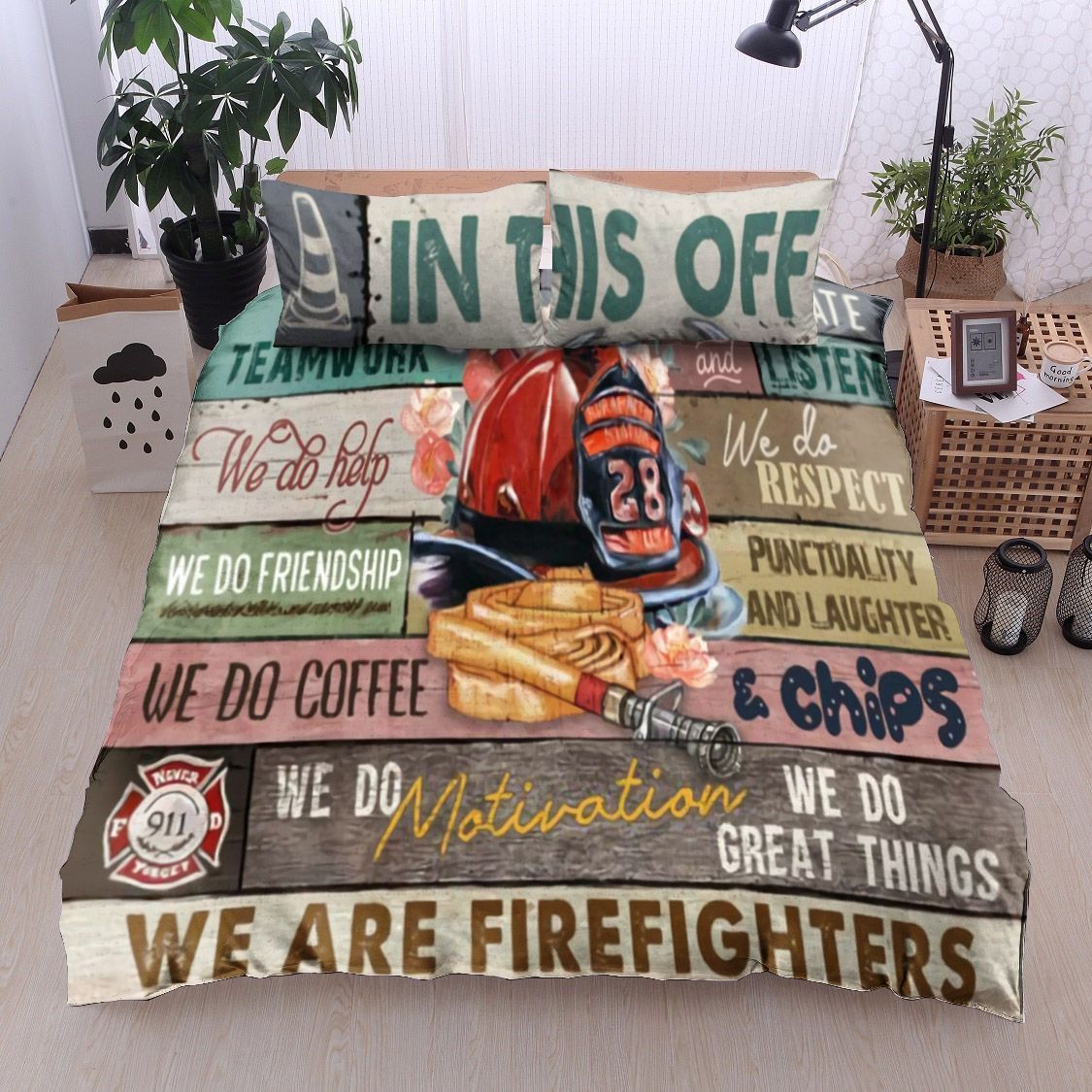 Firefighters Bedding Set