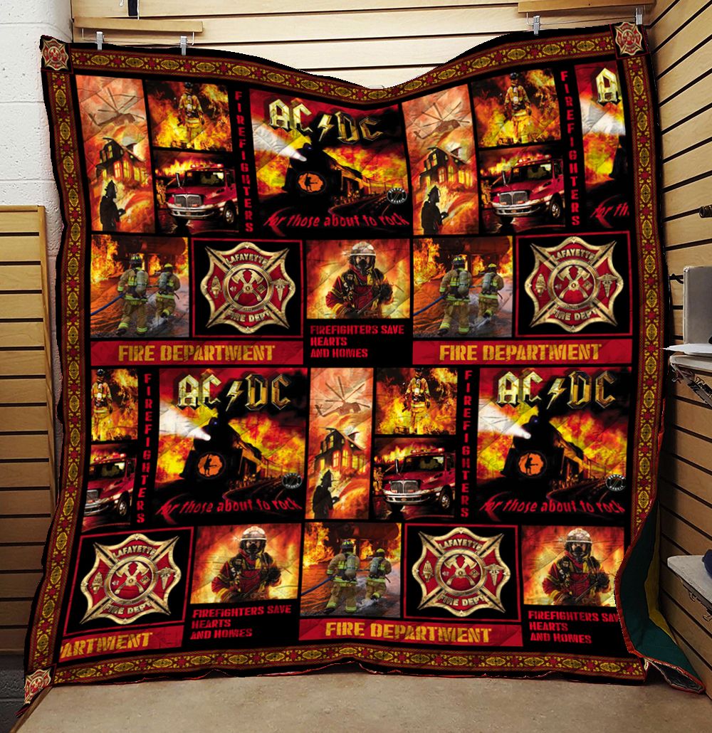 Firefighters Quilt Blanket C9B290501DL