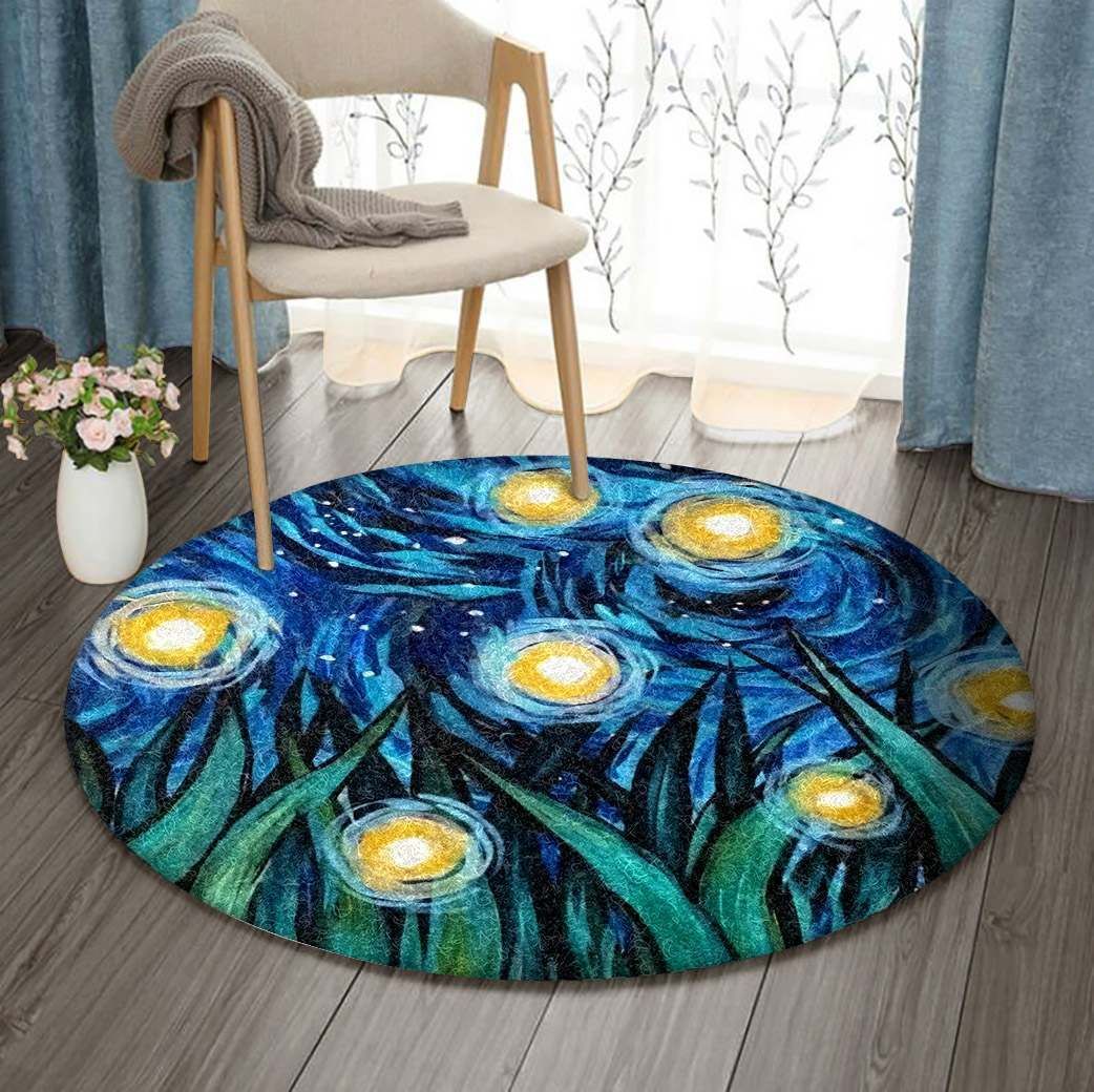 Firefly Round Carpet