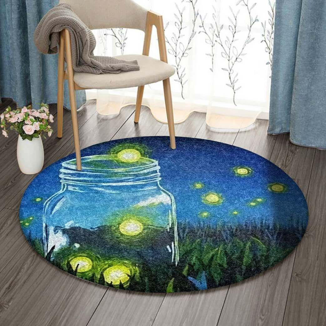 Firefly Round Carpet