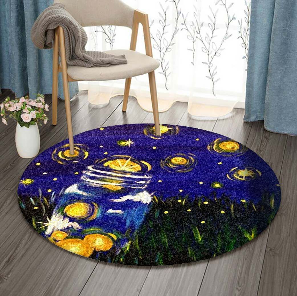 Firefly Round Carpet