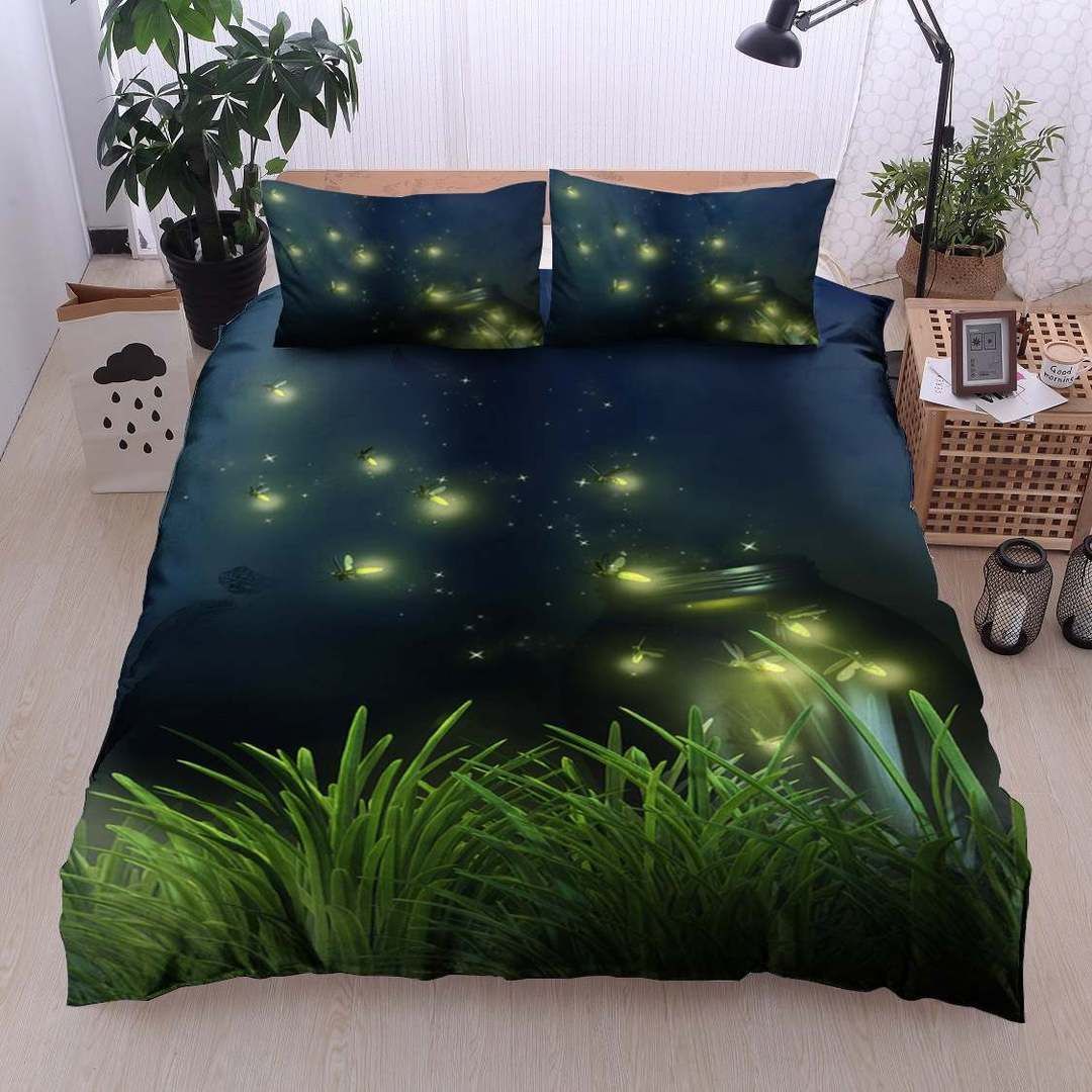 Firefly Twin Queen King Cotton Bed Sheets Spread Comforter Bedding Set