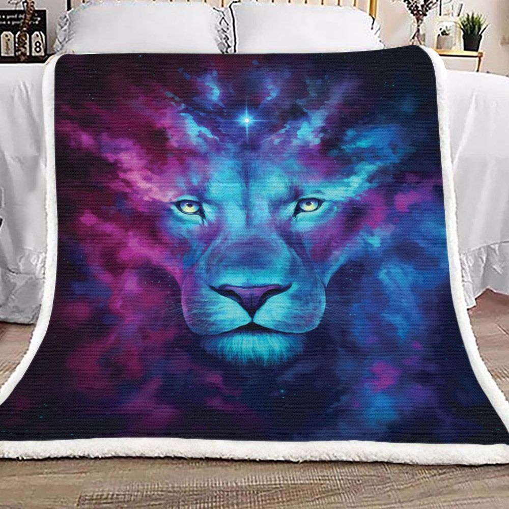 Firstborn Lion Sherpa Fleece Blanket