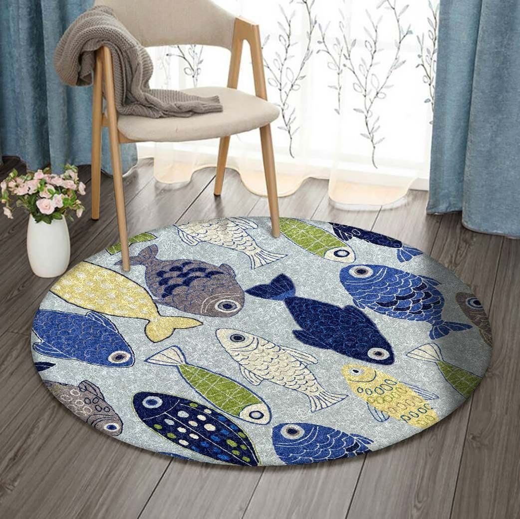 Fish Round Carpet