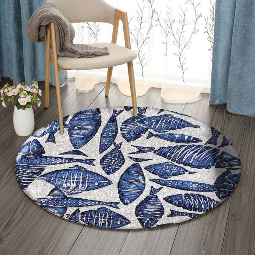 Fish Round Carpet