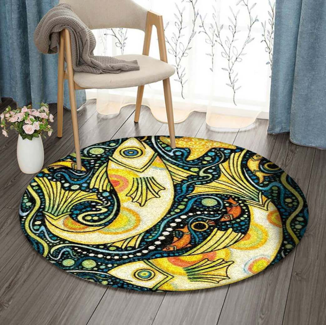 Fish Round Carpet