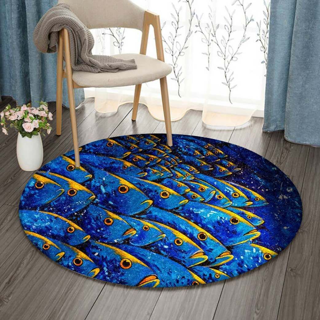 Fish Round Carpet