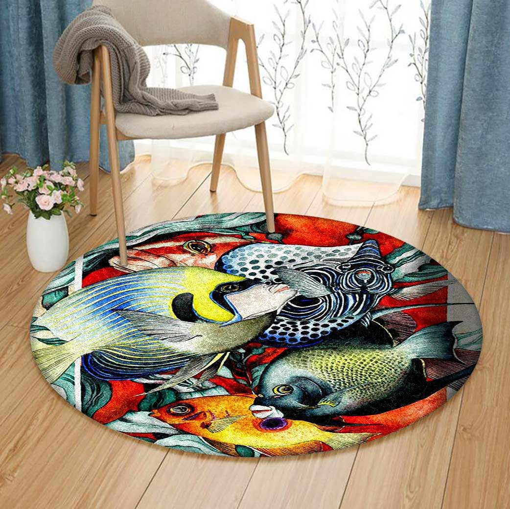 Fish Round Carpet