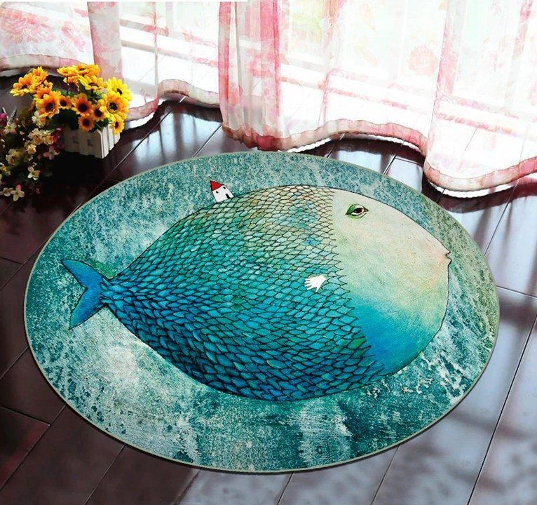 Fish Round Carpet