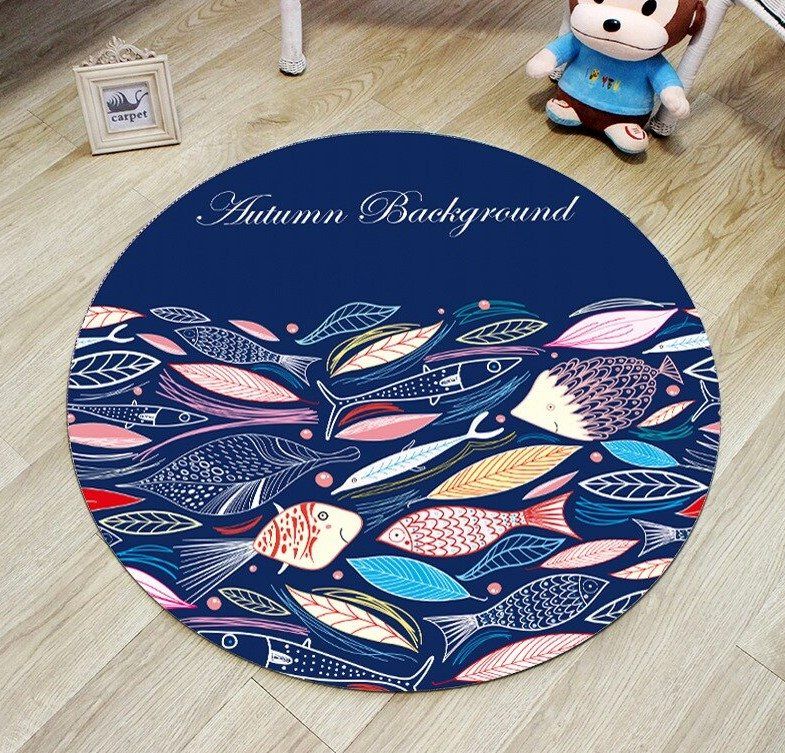 Fish Round Carpet