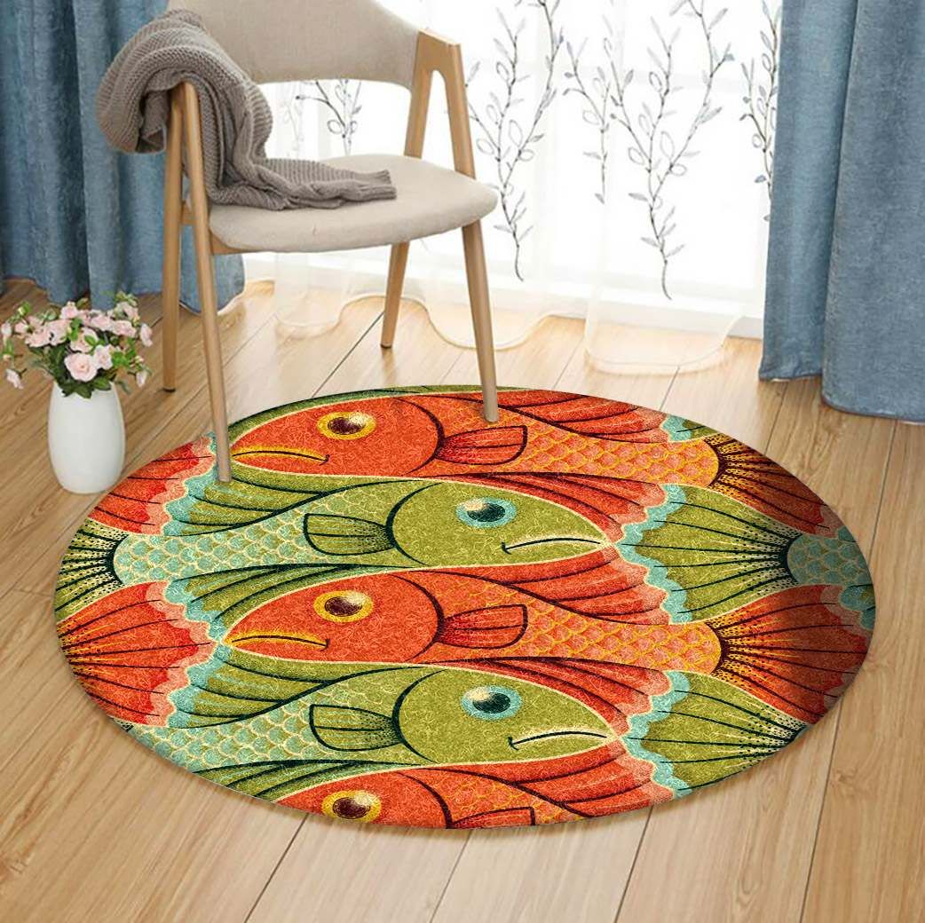 Fish Round Carpet