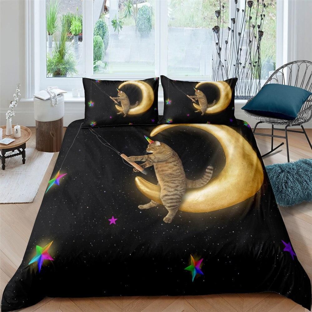 Fish For Star Cat Bedding Set