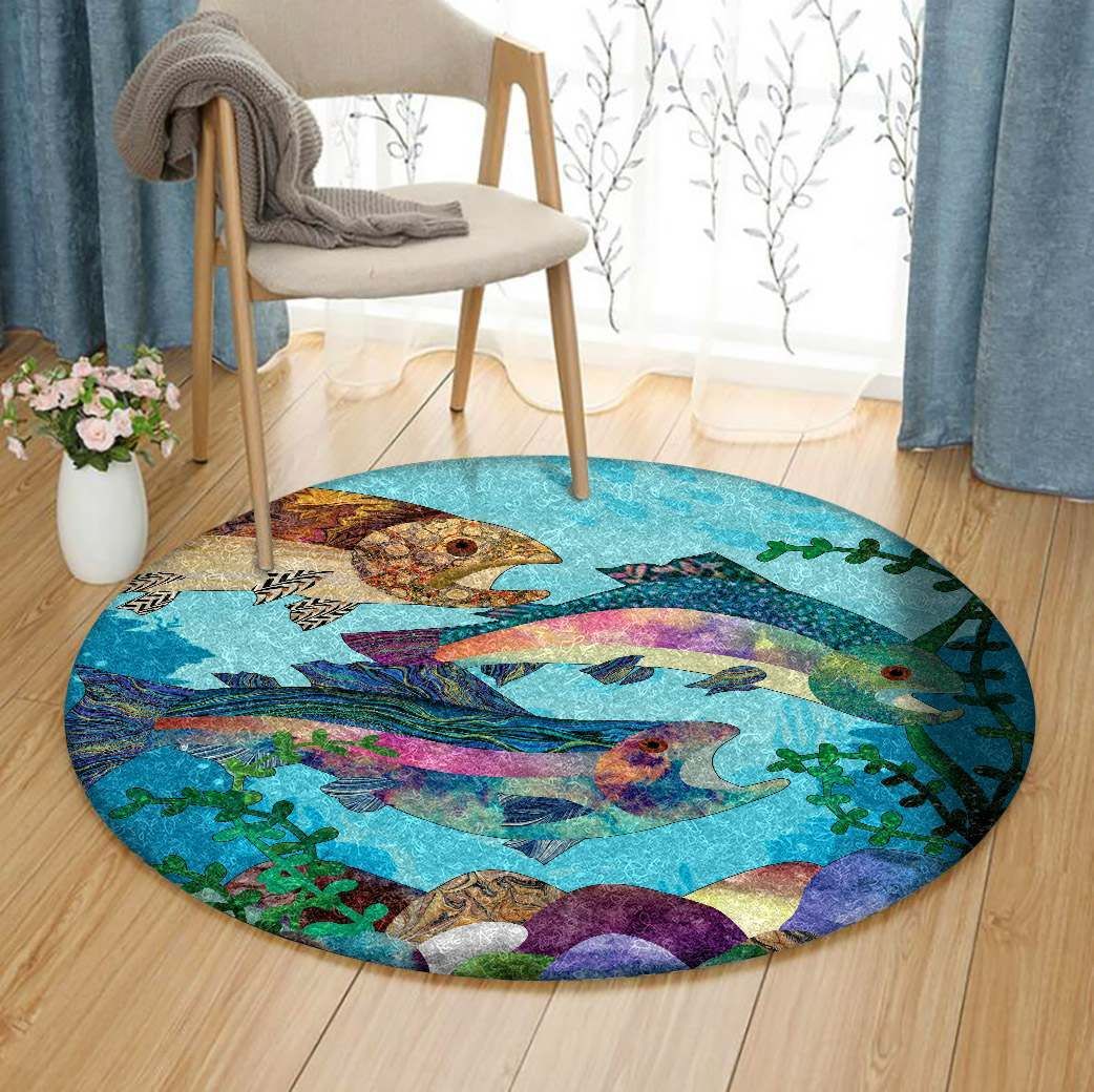 Fish Round Carpet