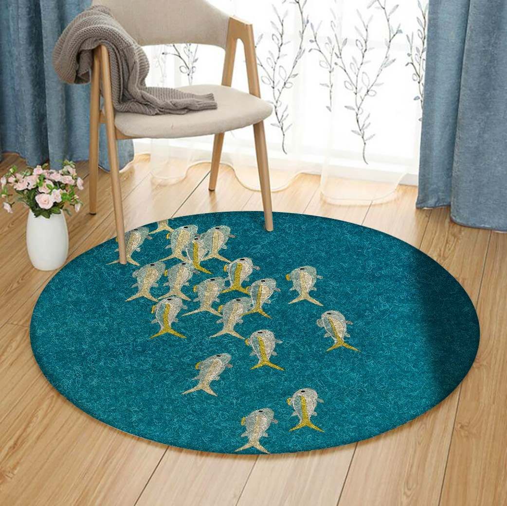 Fish Round Carpet
