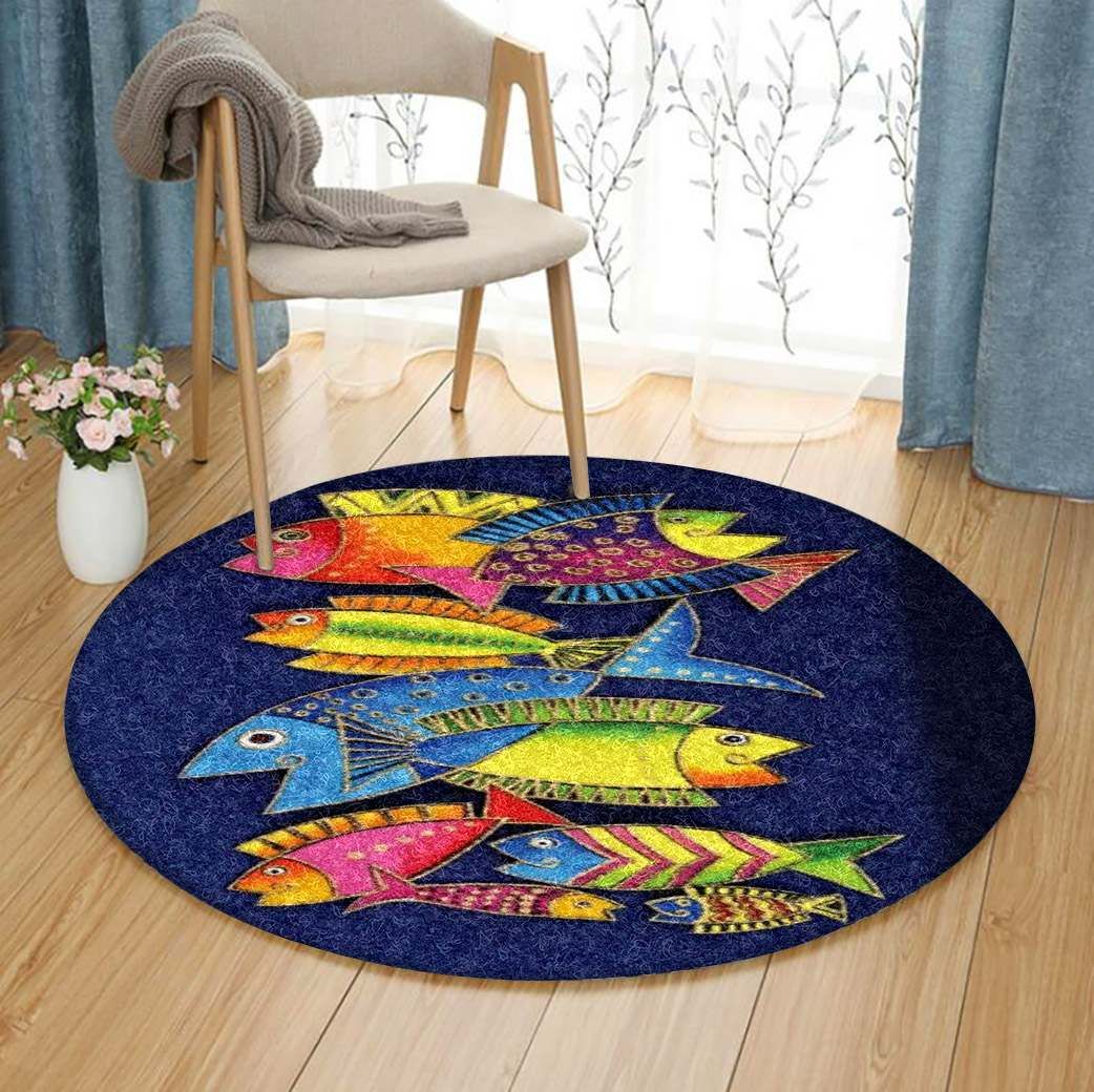 Fish Round Carpet