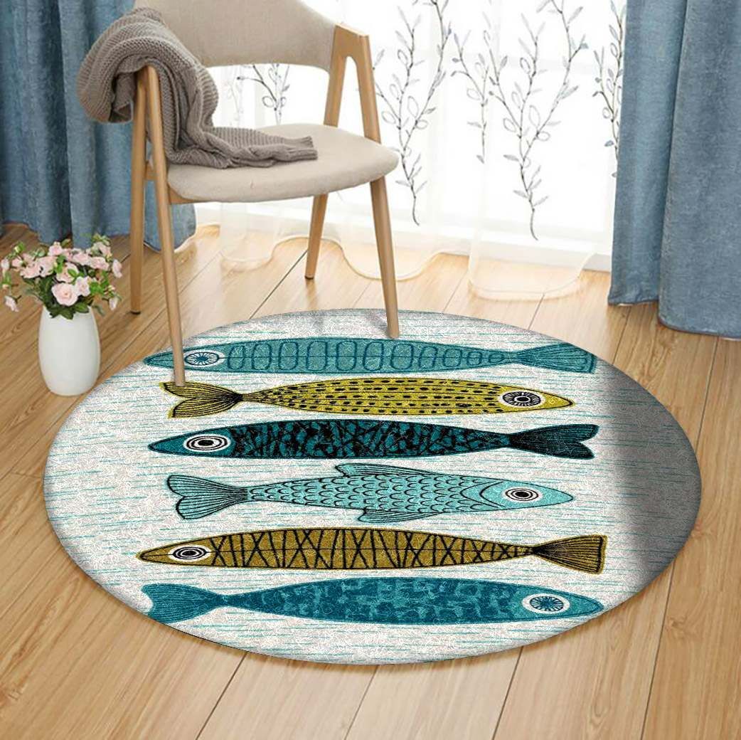 Fish Round Carpet