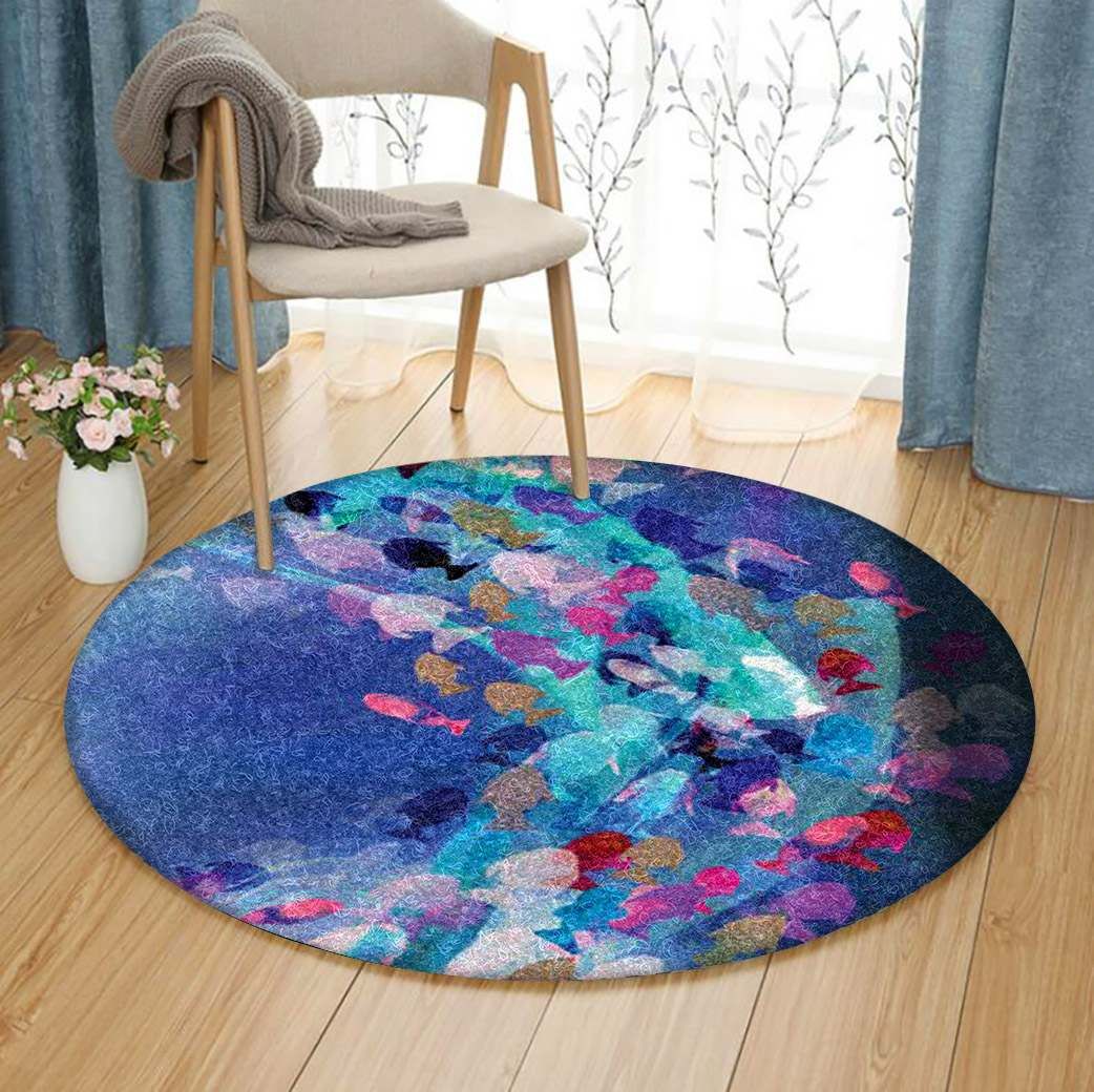 Fish Round Carpet