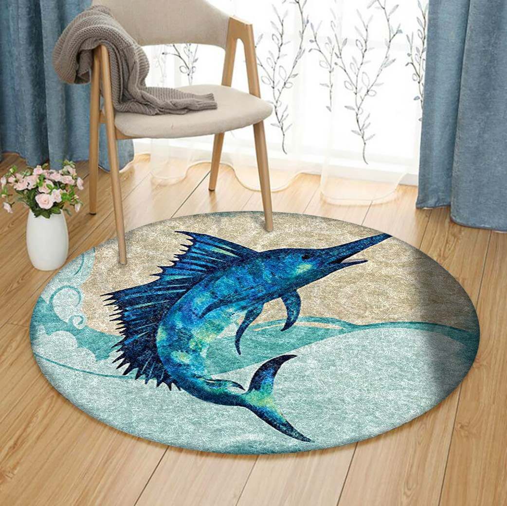 Fish Round Carpet