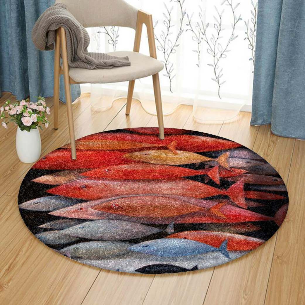 Fish Round Carpet