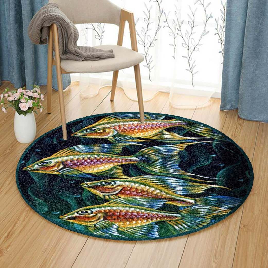 Fish Round Carpet