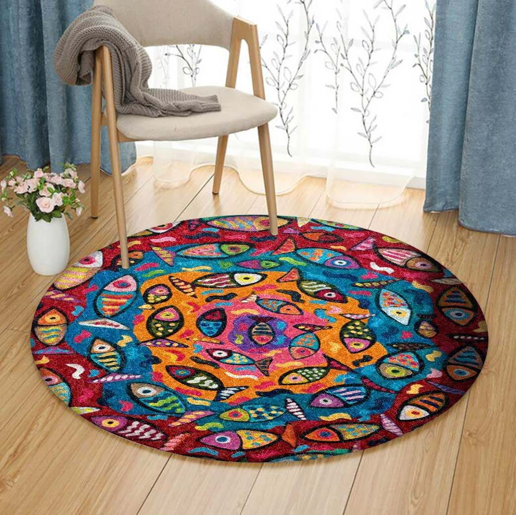 Fish Round Carpet