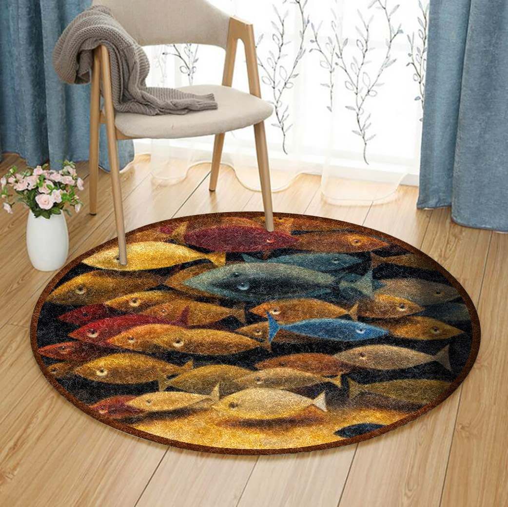 Fish Round Carpet