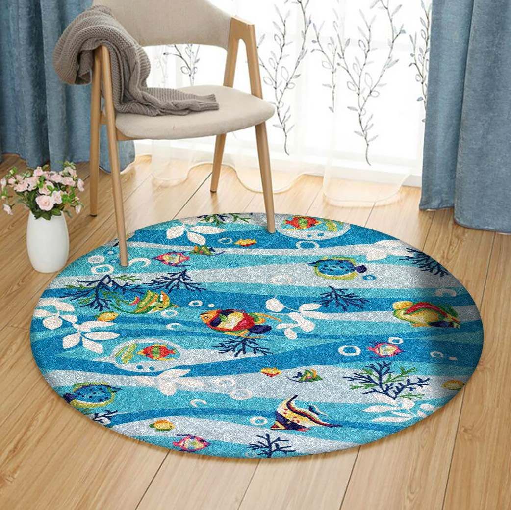 Fish Round Carpet