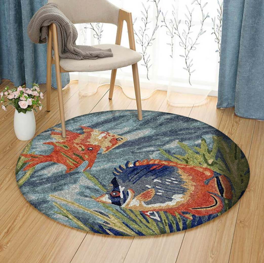 Fish Round Carpet