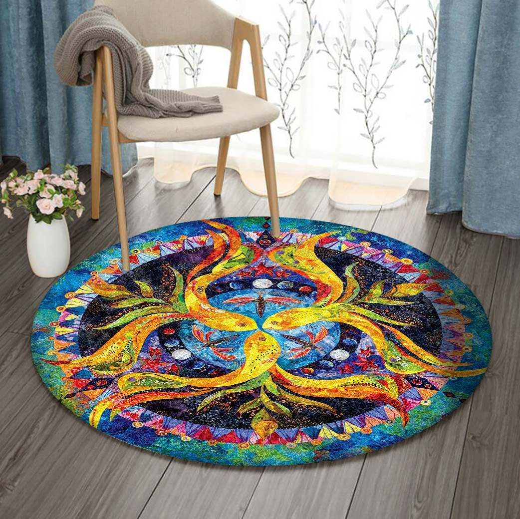 Fish Round Carpet