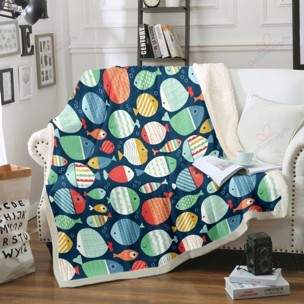 Fish Fleece Blanket