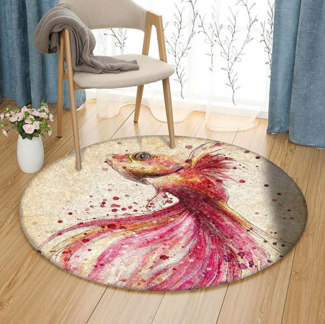 Fish Round Carpet