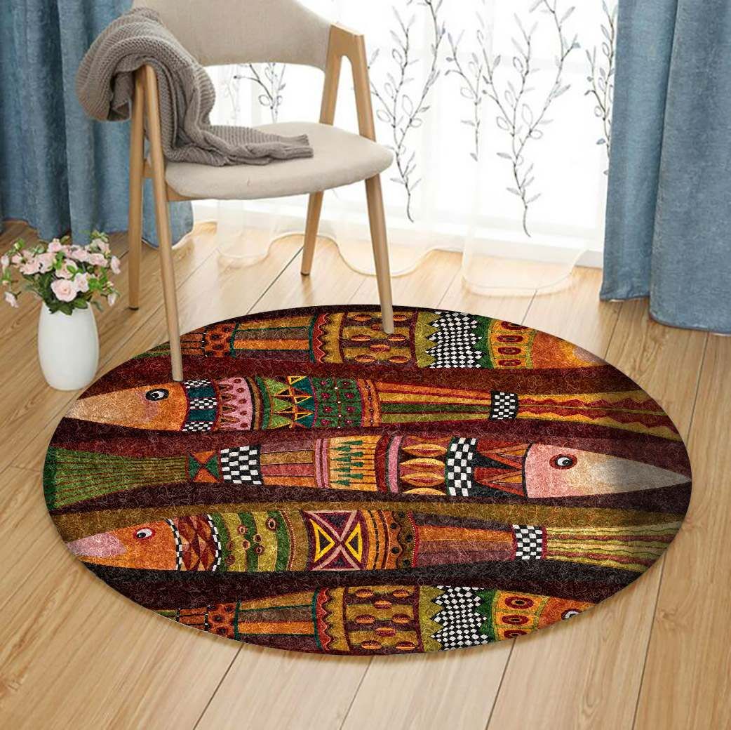 Fish Round Carpet